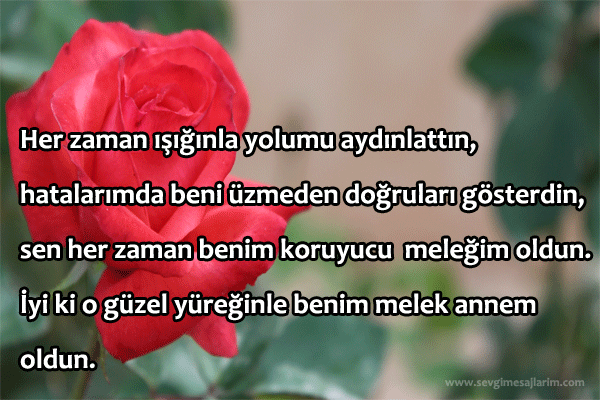 Anneye Güzel Mesajlar