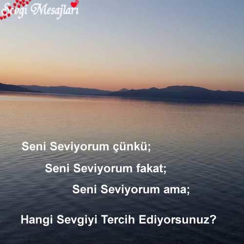 Hangi Sevgiyi Tercih Ediyorsun?