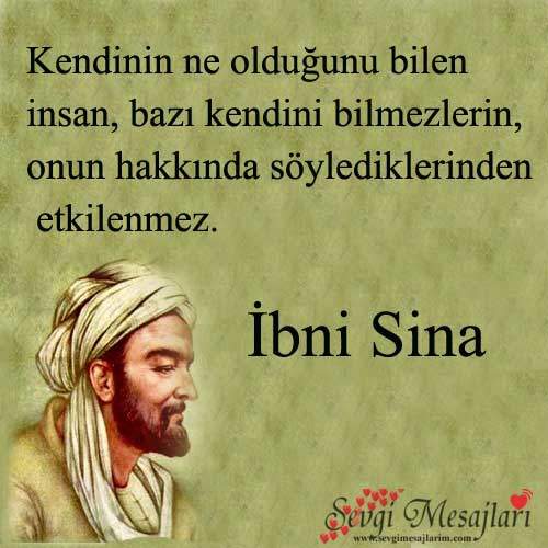 İbni Sina Sözleri