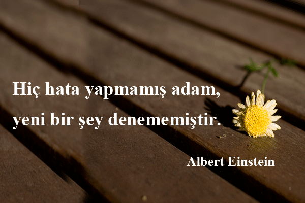 Hata İle İlgili Sözler