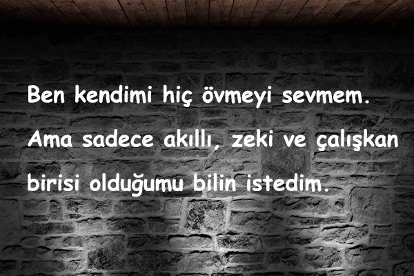 Kendini Öven Komik Sözler