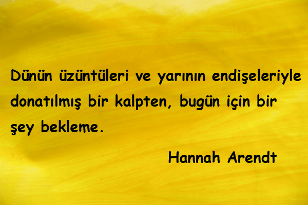 Endişe İle İlgili Sözler