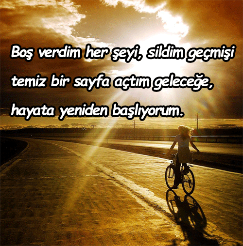 Hayata Yeniden Başlamak Sözleri