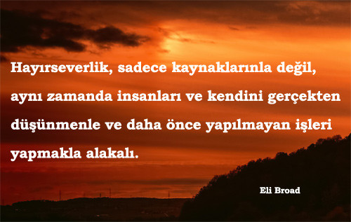 Hayırseverlik İle İlgili Sözler