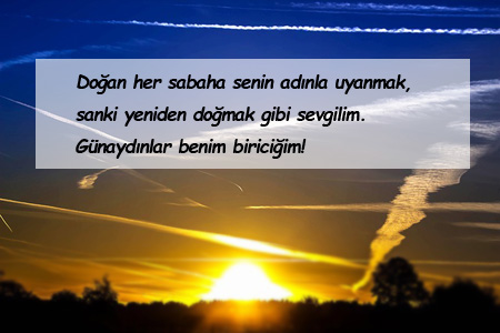 Uzaktaki Sevgiliye Günaydın Mesajı