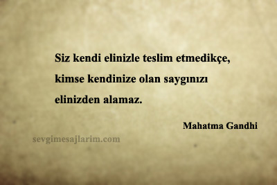 Mahatma Gandhi Sözleri