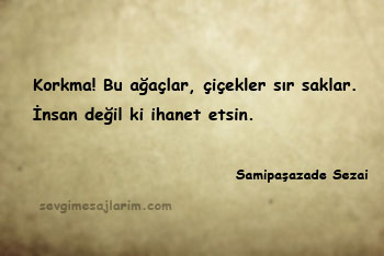Samipaşazade Sezai Sözleri
