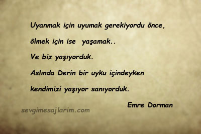 Emre Dorman Sözleri