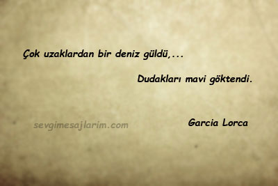 Garcia Lorca Sözleri